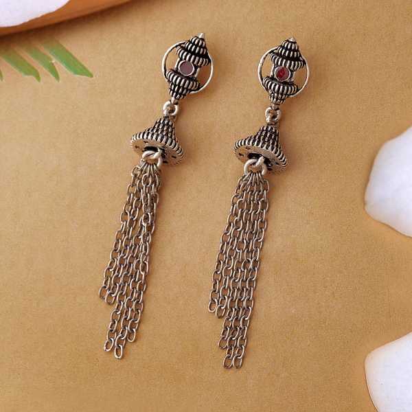 Asymmetrical Drop Style Earrings